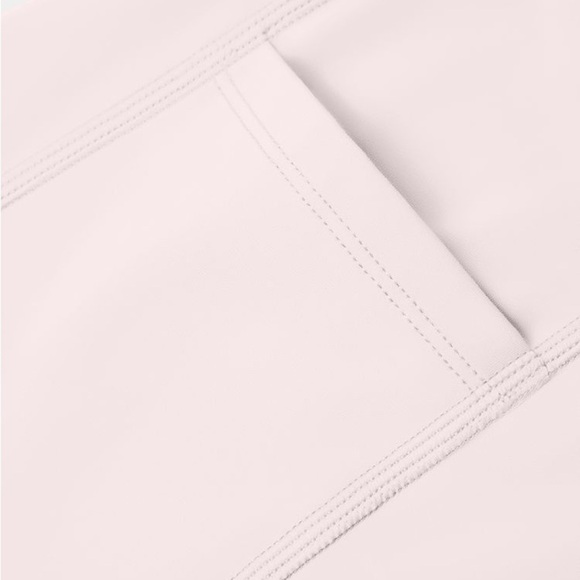 Halara Chiffon White Plush Double Strap Backless Twisted Active Dress | NEW/NWT! - Picture 6 of 10